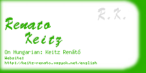 renato keitz business card